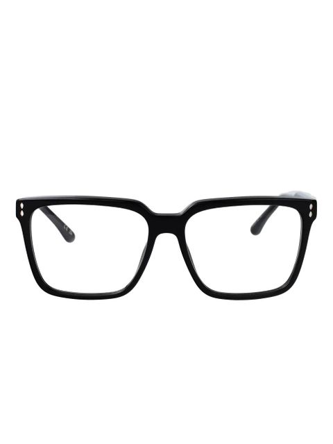 Isabel Marant Eyewear rectangle-frame glasses - Black