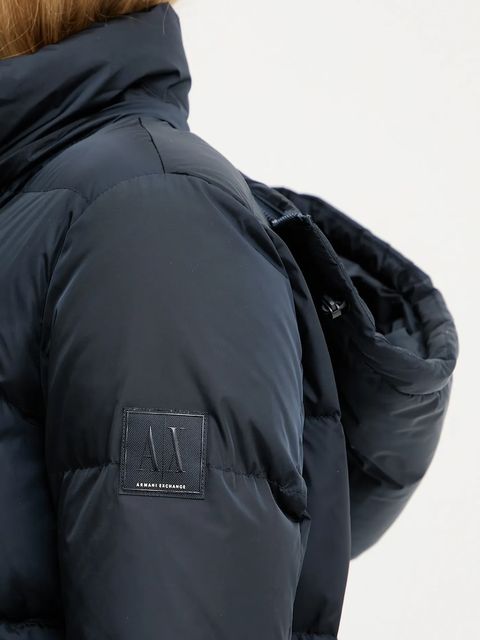 Armani Exchange kurtka puchowa kolor granatowy przejściowa XW000228 AF12286 - zdjęcie produktu nr 2