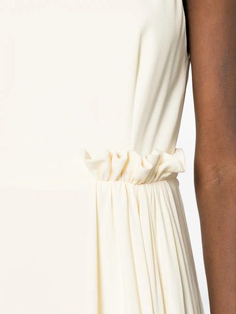 Givenchy gathered midi dress - Neutrals