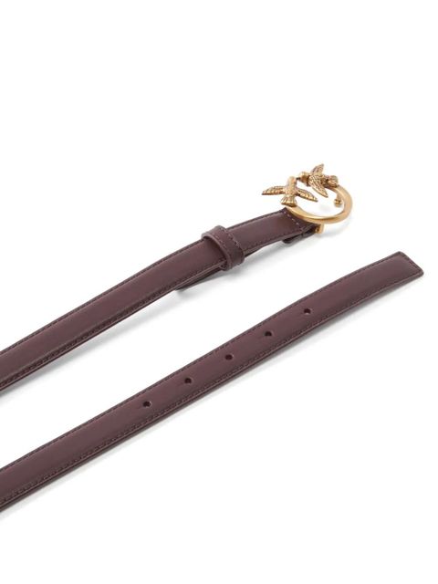 PINKO Love Birds leather belt - Brown - zdjęcie produktu nr 2