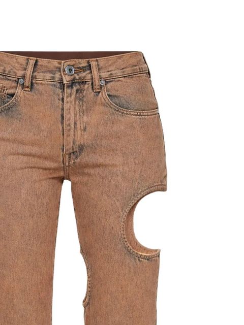 Off-White cut-out jeans - Orange - zdjęcie produktu nr 2