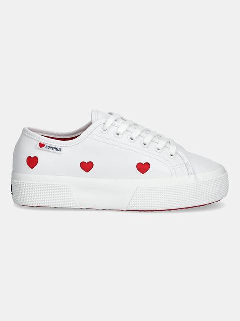 Superga trampki PLATFORM HEARTS VEGAN MAT - zdjęcie produktu nr 1