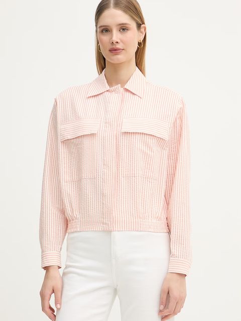 Lacoste kurtka przejściowa damska bawełniana z elastanem - zdjęcie produktu nr 2