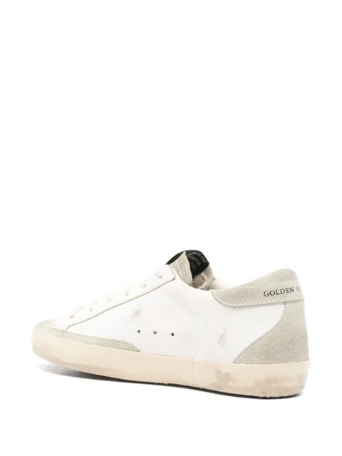 Golden Goose star appliqué sneakers - White
