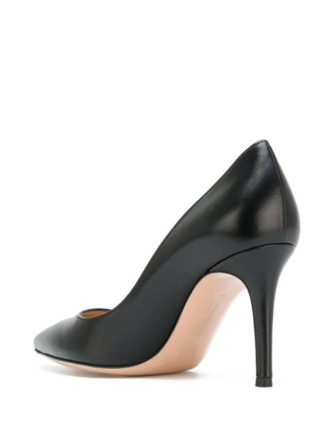 Gianvito Rossi Gianvito 85mm leather pumps - Black