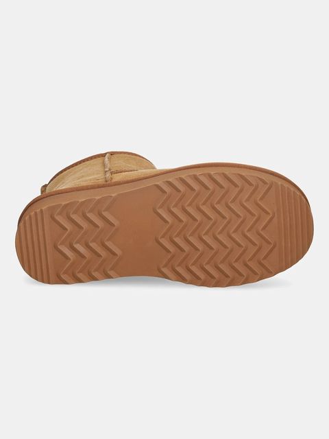 Steve Madden śniegowce zamszowe Tessah damskie kolor brązowy na platformie ocieplone 11003483