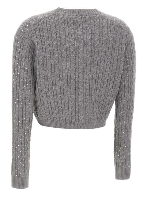 Max Mara Tamigi cable-knit cardigan - Grey