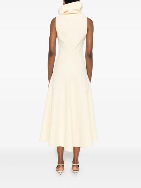 Jacquemus cowl-neck sleeveless dress - Yellow