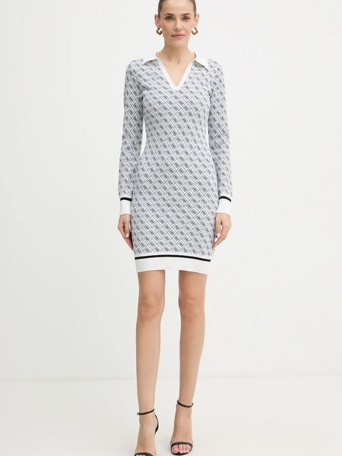 Guess sukienka z domieszką wełny AUBREY - zdjęcie produktu nr 1