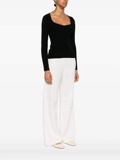 Maje wool sweater - Black