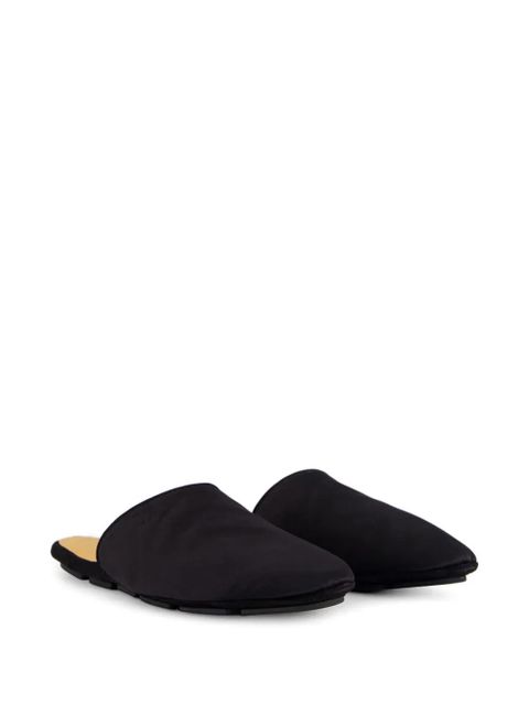 TOM FORD flat leather slippers - Black - zdjęcie produktu nr 2
