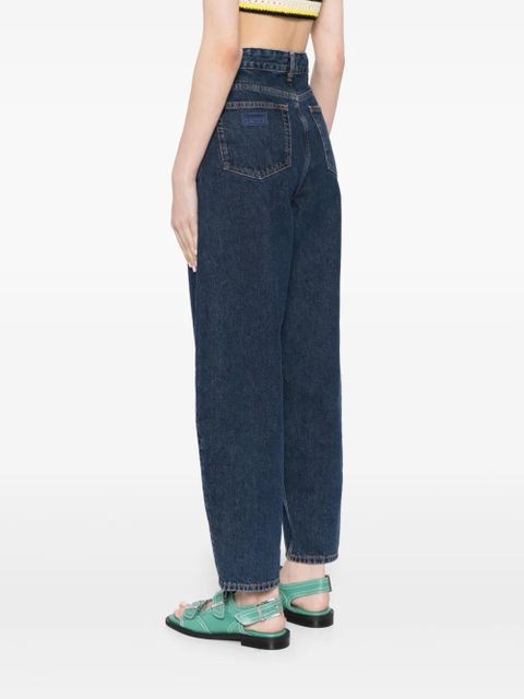 GANNI organic cotton balloon jeans - Blue