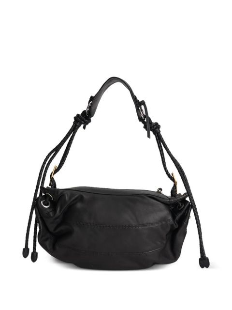 ISABEL MARANT medium Maia braided-strap knotted leather shoulder bag - Black - zdjęcie produktu nr 1