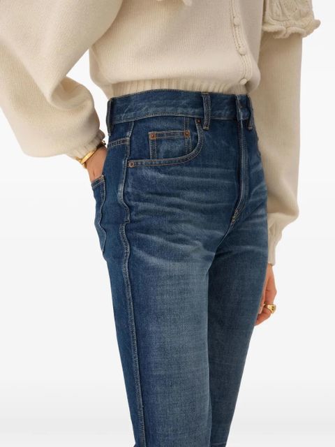 Chloé high-rise capri jeans - Blue
