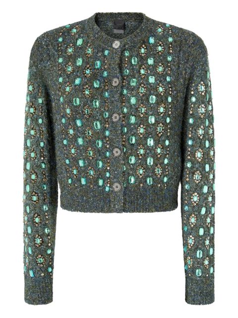PINKO Go Now long-sleeve cardigan - Green - zdjęcie produktu nr 1