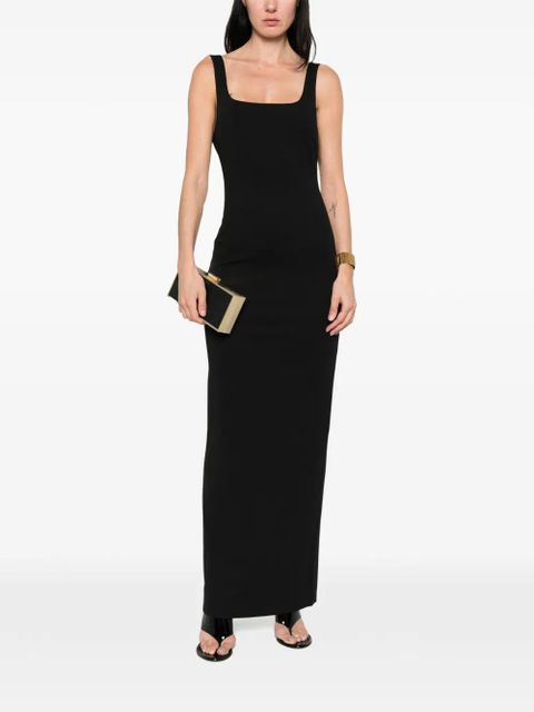 Solace London Aneila square-neck maxi dress - Black - zdjęcie produktu nr 2