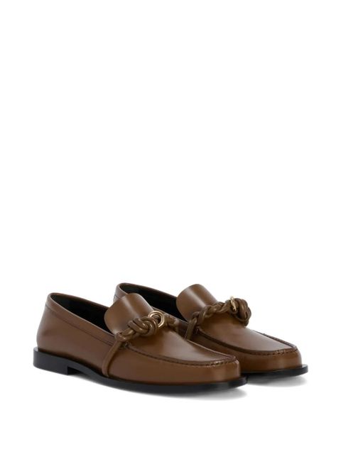 Jil Sander Tangle loafers - Brown