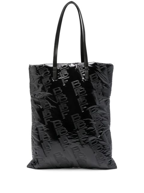BY FAR logo-embossed tote bag - Black - zdjęcie produktu nr 1
