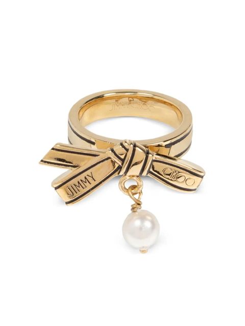 Jimmy Choo Ribbon ring - Gold - zdjęcie produktu nr 1