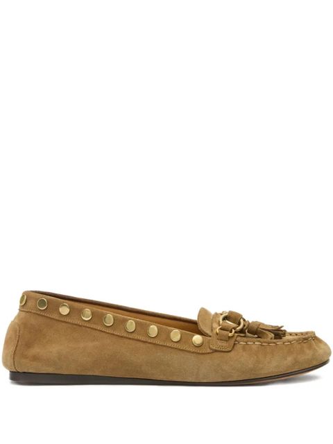 ISABEL MARANT tassel studded loafers - Brown - zdjęcie produktu nr 1