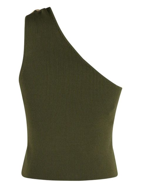 Simkhai one-shoulder ribbed top - Green - zdjęcie produktu nr 2