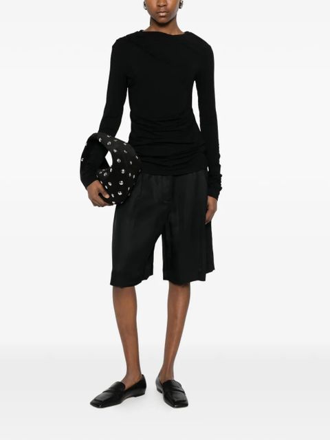 ENTIRE STUDIOS draped top - Black - zdjęcie produktu nr 2