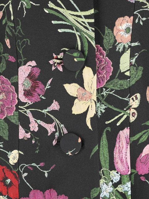 Gucci Flora coat - Black
