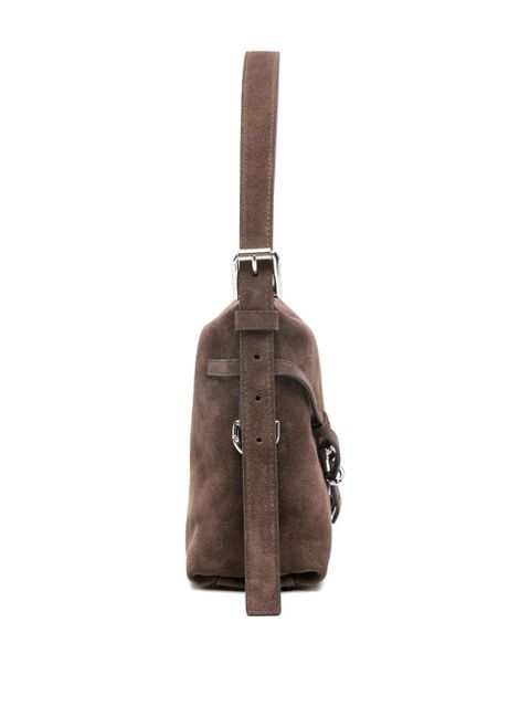 Givenchy mini Voyou buckle strap tote bag - Brown
