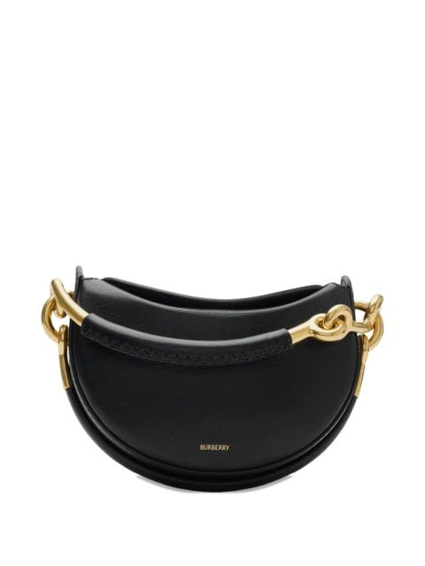 Burberry half-moon leather clutch - Black - zdjęcie produktu nr 2