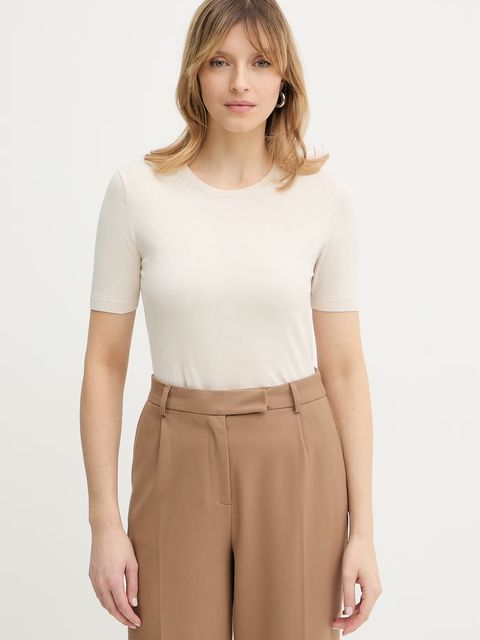 Weekend Max Mara sweter z dodatkiem jedwabiu GABARRA - zdjęcie produktu nr 2