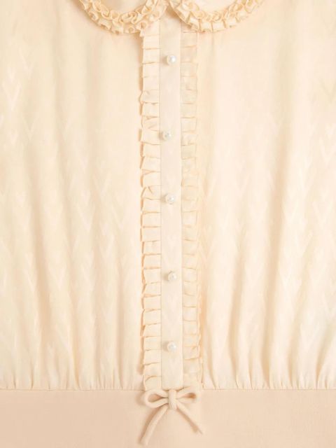 Valentino Garavani short-sleeves mini dress - Neutrals