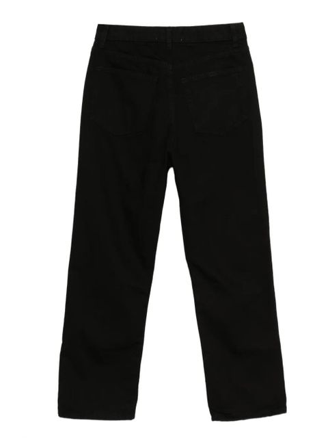 Reformation high-rise straight cropped jeans - Black - zdjęcie produktu nr 2