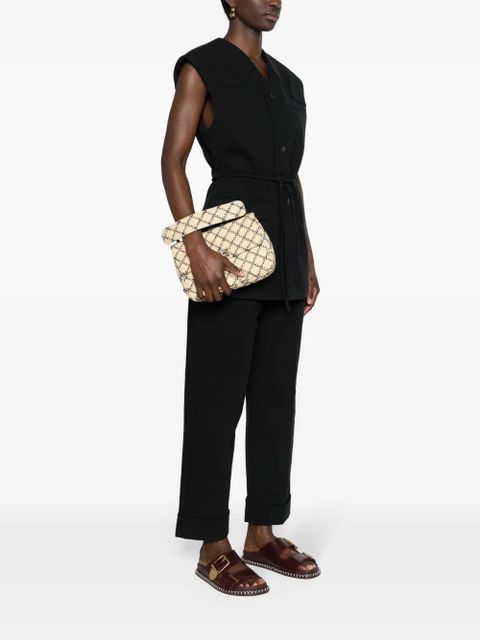 Valentino Garavani Rockstud woven tote bag - Neutrals - zdjęcie produktu nr 2