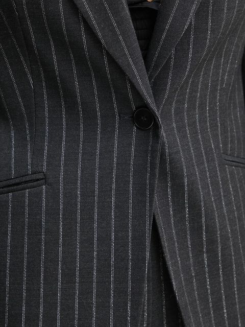 Karl Lagerfeld marynarka z domieszką wełny kolor szary jednorzędowa wzorzysta A1W14025