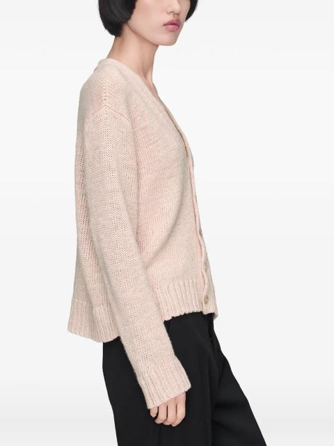 Maison Margiela ribbed V-neck cardigan - Pink