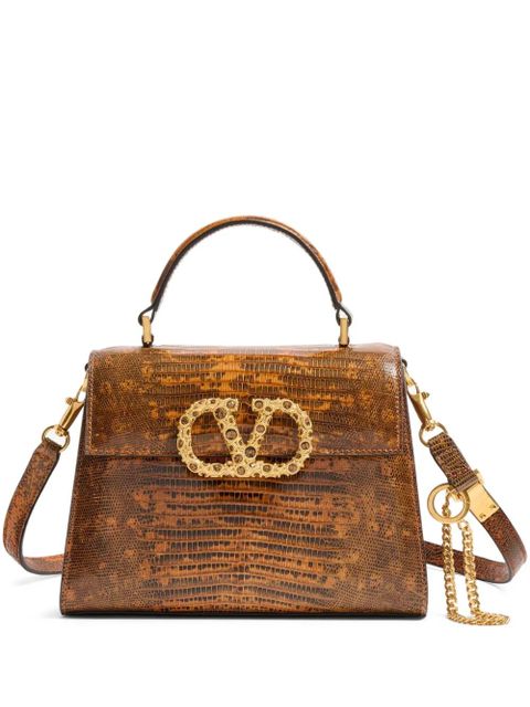 Valentino Garavani small Vsling tote bag - Brown - zdjęcie produktu nr 1