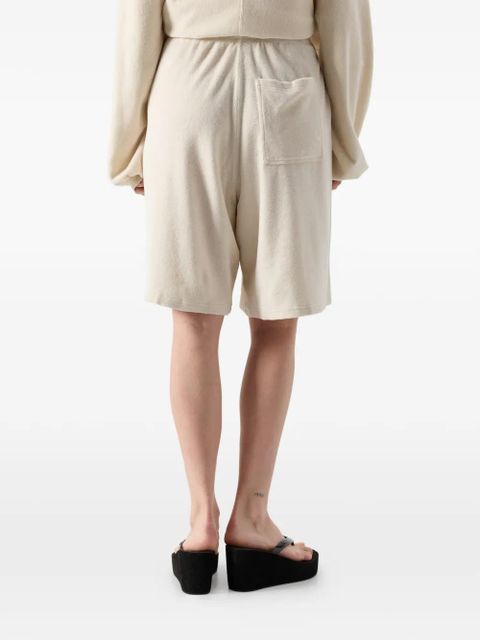 American Vintage Fuxow elasticated bermuda cotton shorts - Neutrals