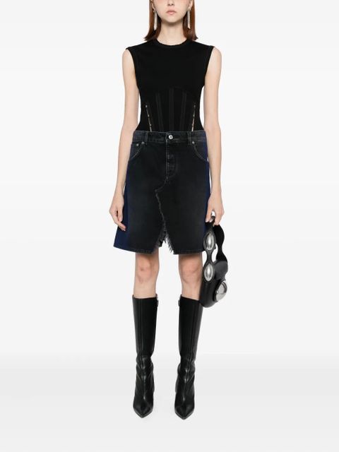 Off-White Spray Jil denim skirt - Blue