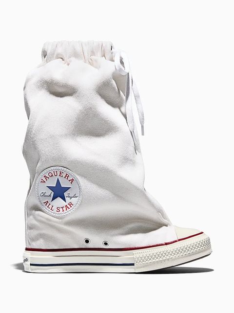 Converse trampki Converse x Vaquera Chuck Taylor All Star Wedge X-HI kolor biały A17686C - zdjęcie produktu nr 1