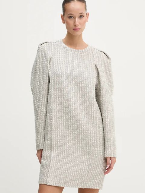 IRO sukienka z domieszką wełny kolor biały mini prosta WM33JULIETTE - zdjęcie produktu nr 1