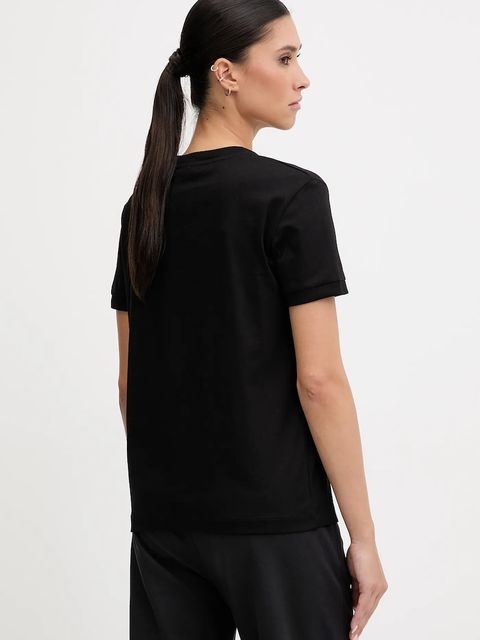 Guess t-shirt bawełniany damski kolor czarny V5BI16 K8FQ4