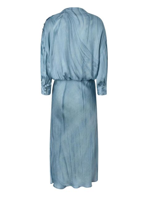 PINKO embellished long-sleeve dress - Blue - zdjęcie produktu nr 2