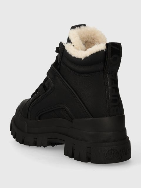Buffalo sneakersy Aspha Nc Mid Warm kolor czarny 1622186