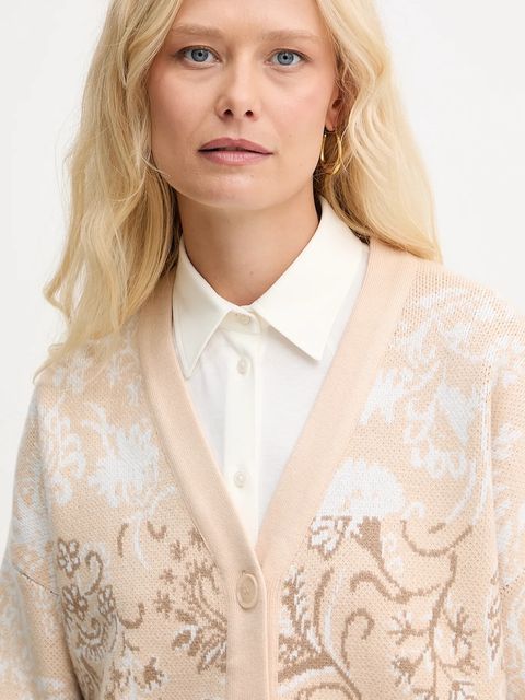 Guess kardigan MELINDA damski kolor pomarańczowy ciepły W5GR31 Z2ZK2