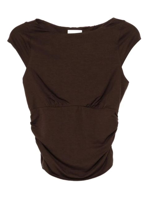 Reformation Madelyn knit top - Brown - zdjęcie produktu nr 1