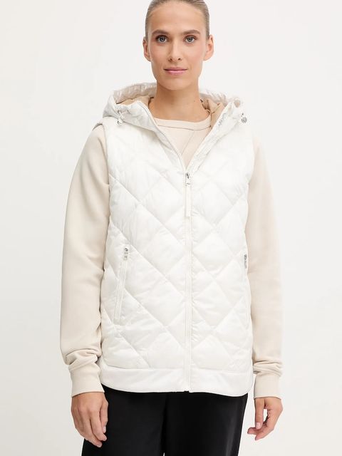 Dkny bezrękawnik kolor beżowy przejściowy DP5V3144 - zdjęcie produktu nr 1