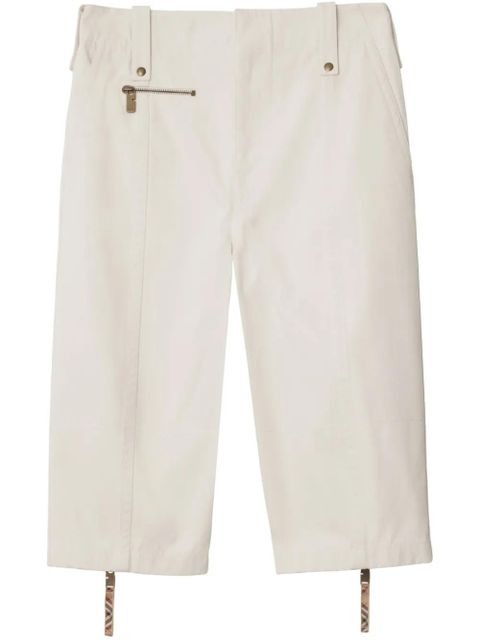 Burberry cotton trousers - White - zdjęcie produktu nr 1