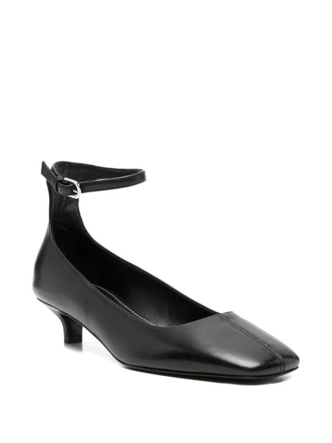 TOTEME square-toe nappa pumps - Black - zdjęcie produktu nr 2