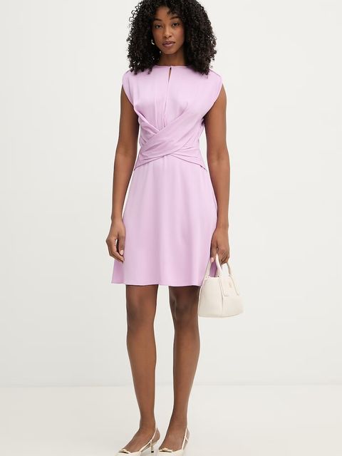 BOSS sukienka z wiskozą Devari - zdjęcie produktu nr 1