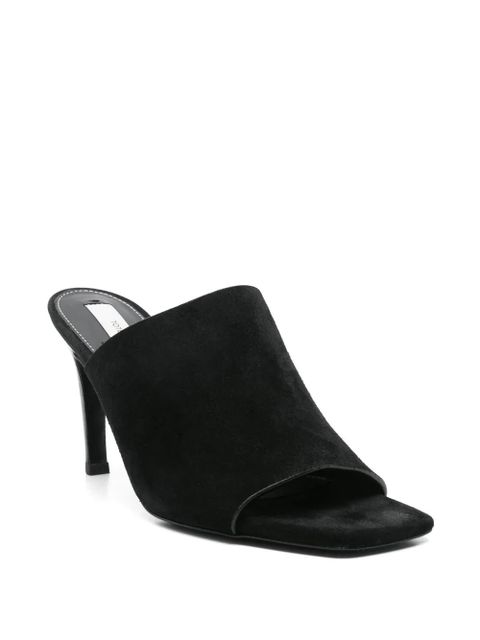 TOTEME 90mm velour mules - Black - zdjęcie produktu nr 2